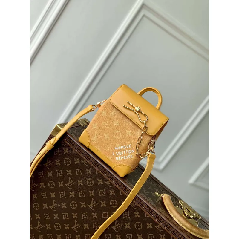 LV M12655 Louis Vuitton Nano Steamer Bag Žlutá
