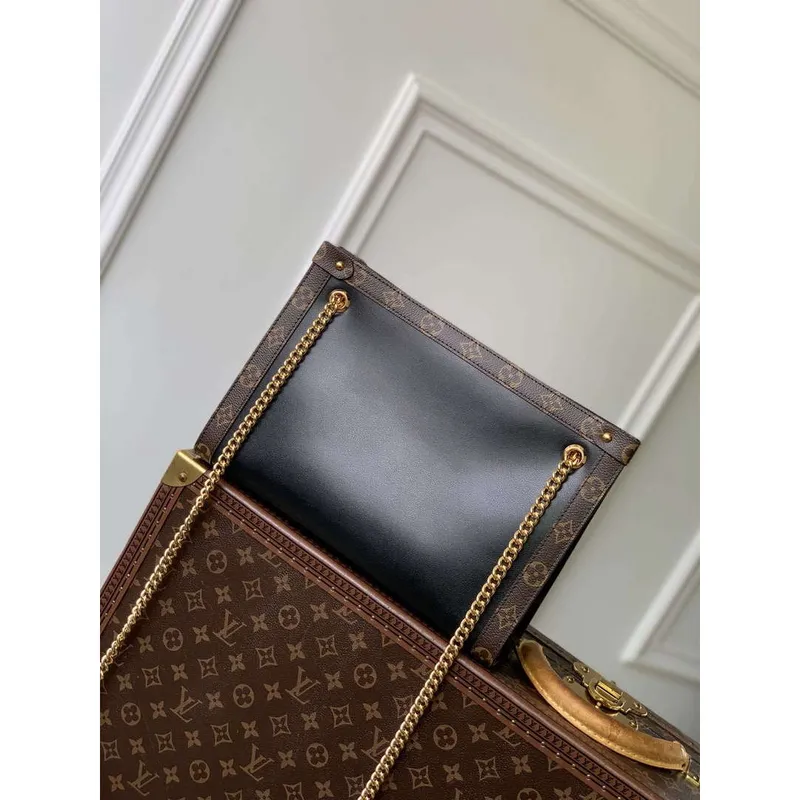 LV M13140 Louis Vuitton Nova PM Kabelka z telecí kůže Černá