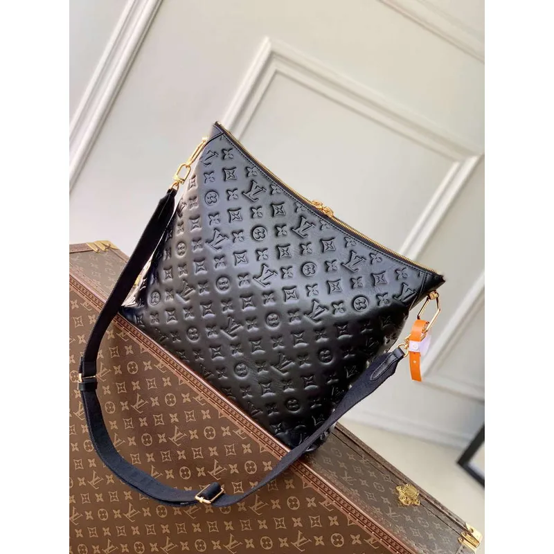 LV M12068 Louis Vuitton Coussin Hobo MM Taška Černá