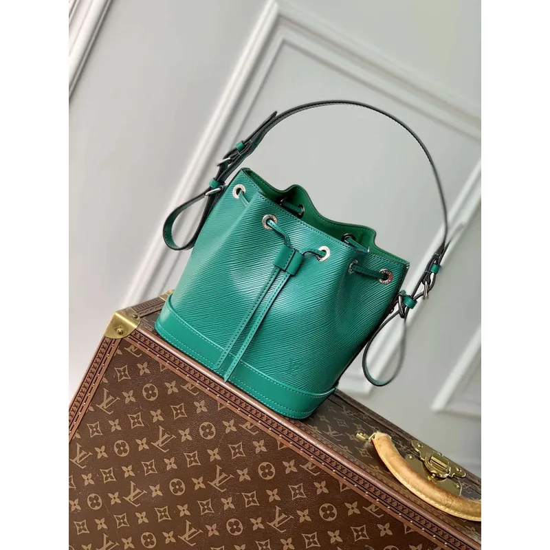 LV M12603 Louis Vuitton Noé BB Kabela Borneo Zelená