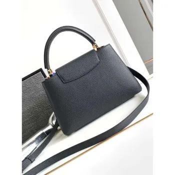 LV M11349 Louis Vuitton Capucines MM Kabelka Černá