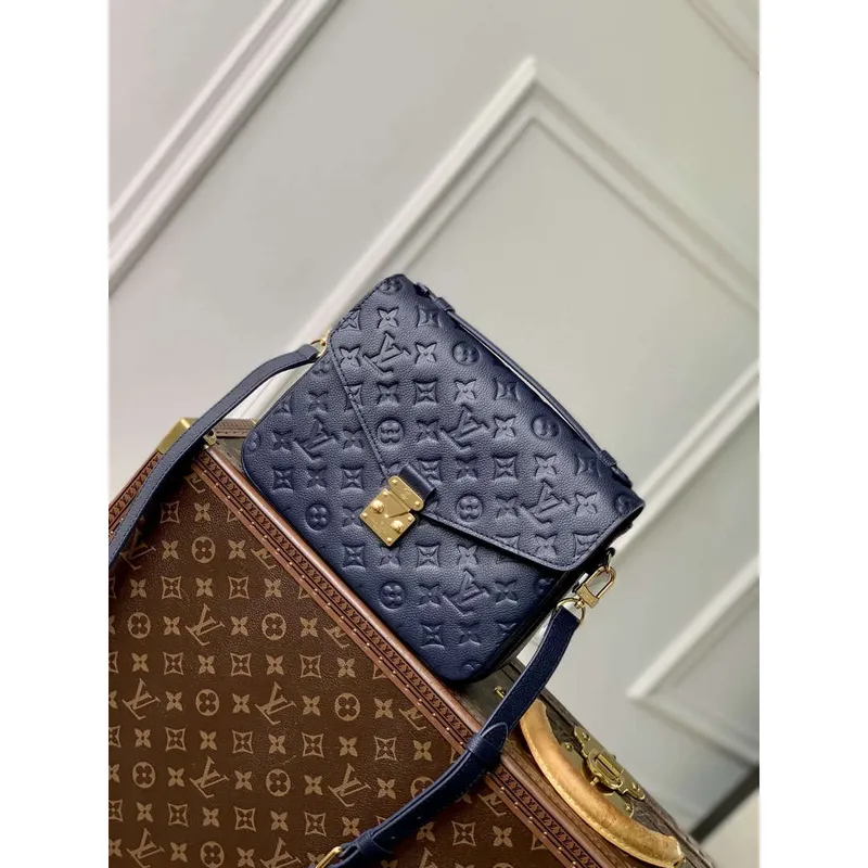 LV M41487 Louis Vuitton Pochette Métis Kabelka Tmavě Modrá