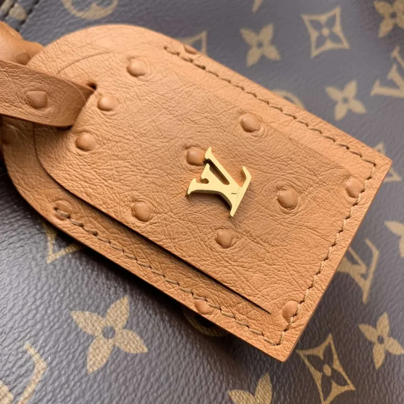 LV N87212 Louis Vuitton Speedy Soft 30 Boho Taška Monogram Tan