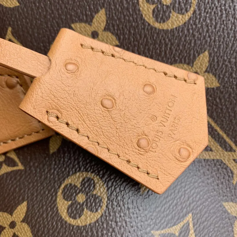 LV N87212 Louis Vuitton Speedy Soft 30 Boho Taška Monogram Tan