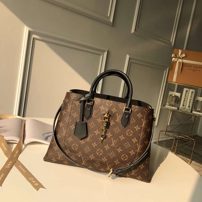 LV M43550 Louis Vuitton Květinová taška Monogram Černá