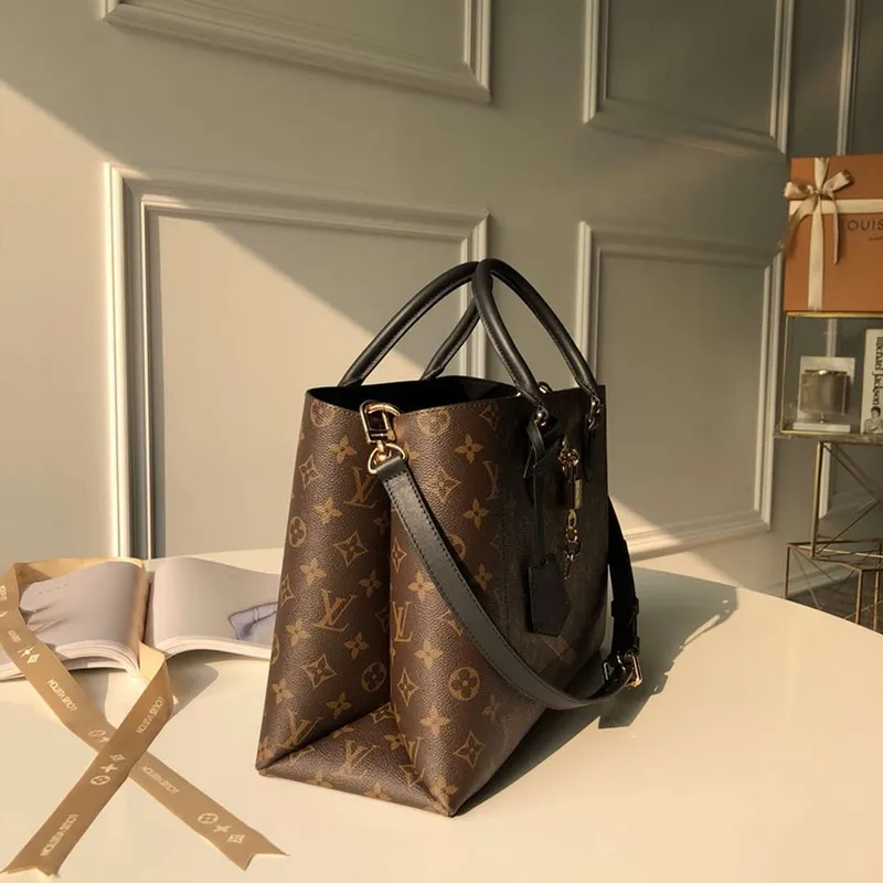 LV M43550 Louis Vuitton Květinová taška Monogram Černá