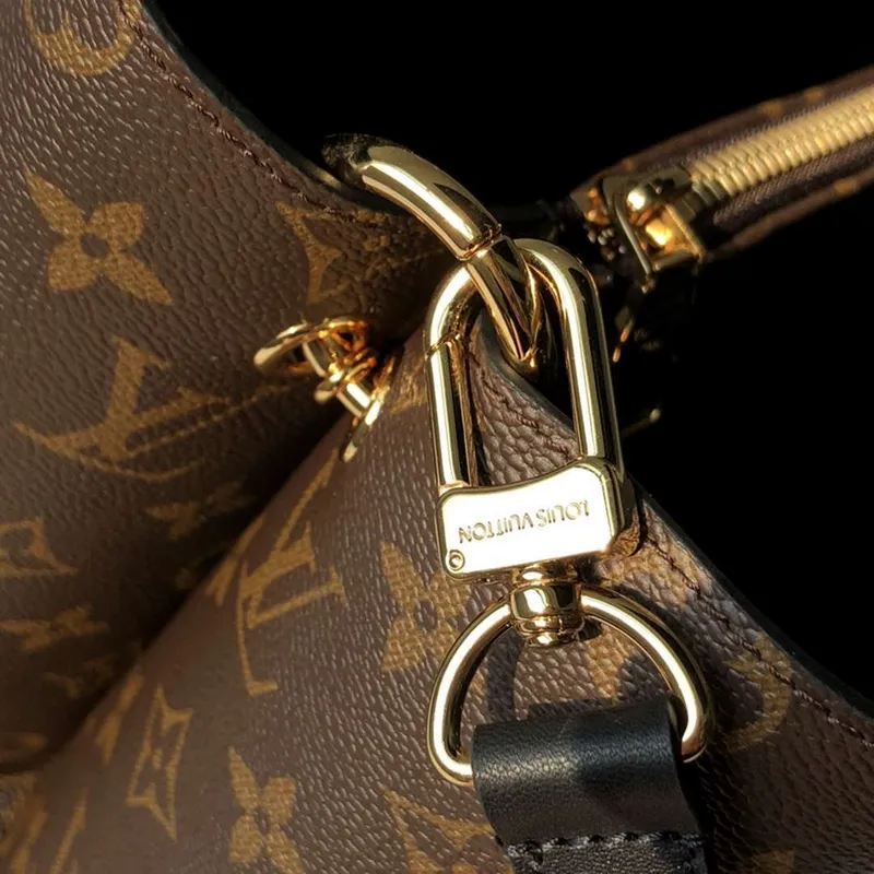 LV M43550 Louis Vuitton Květinová taška Monogram Černá