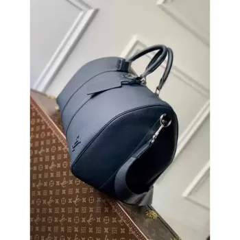 LV M23727 Louis Vuitton Keepall Bandoulière 50 Keepall Bandoulière LV Aerogram Námořnická modrá