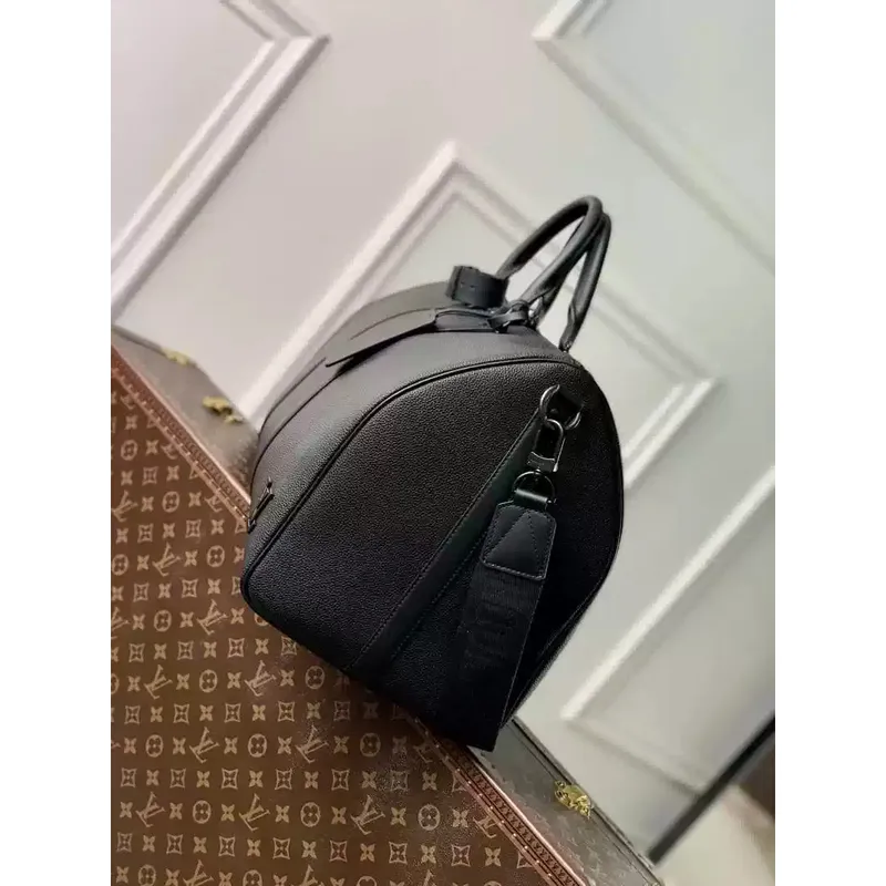 LV M21420 Louis Vuitton Keepall Bandoulière 50 Keepall Bandoulière LV Aerogram Černá