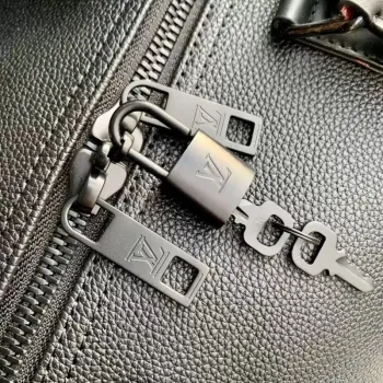 LV M21420 Louis Vuitton Keepall Bandoulière 50 Keepall Bandoulière LV Aerogram Černá