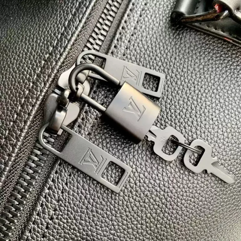 LV M21420 Louis Vuitton Keepall Bandoulière 50 Keepall Bandoulière LV Aerogram Černá