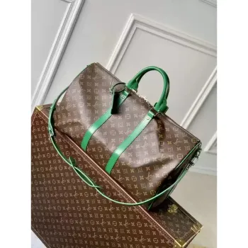 LV M46774 Louis Vuitton Keepall Bandoulière 50 Cestovní taška Monogram Zelená