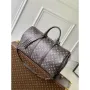 LV M11596 Louis Vuitton Keepall Bandoulière 50  Autres Cuirs Monogram Černá