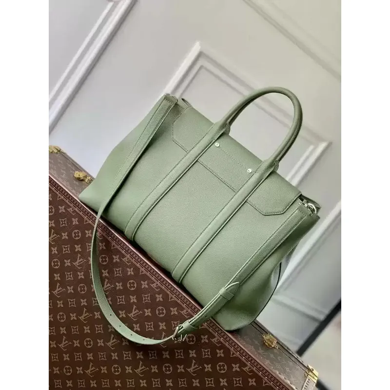 LV M23154 Louis Vuitton Georges Tote MM H30 Zelená