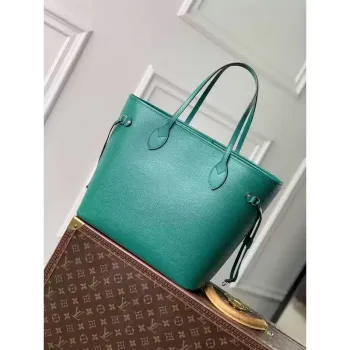 LV M12195 Louis Vuitton Neverfull MM Taška Epi Kůže Zelená