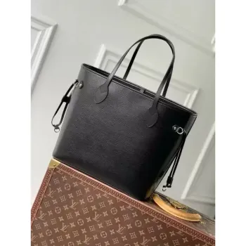 LV M11930 Louis Vuitton Neverfull MM Taška Epi Kůže Černá