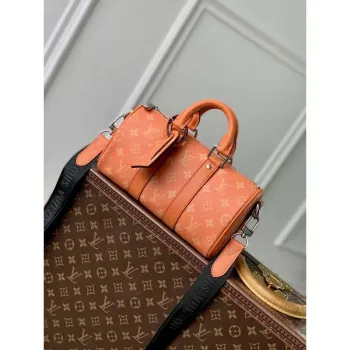 LV M31044 Louis Vuitton Keepall Bandoulière 25 Taška Tangerine