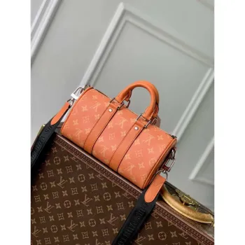 LV M31044 Louis Vuitton Keepall Bandoulière 25 Taška Tangerine