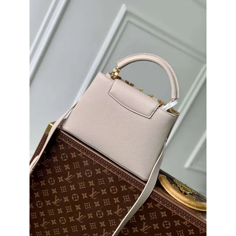 LV M11341 Louis Vuitton Capucines BB Taška Galet Šedá