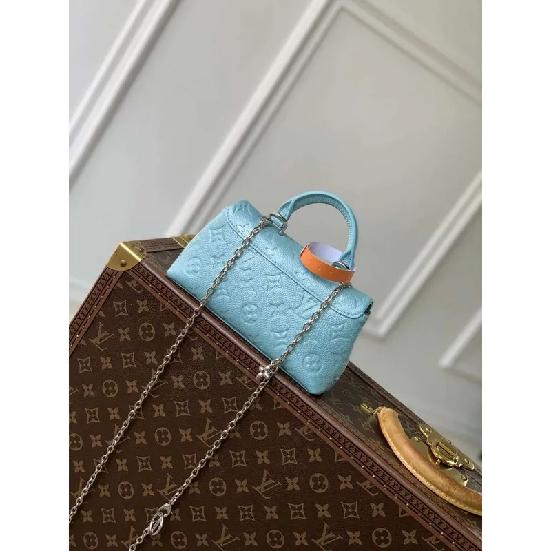 LV M12211 Louis Vuitton Nano Madeleine Taška Azur Frost