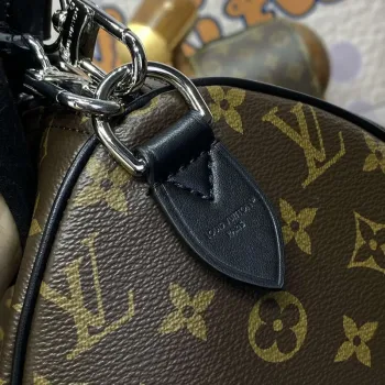 LV M12243 Louis Vuitton Speedy Soft 30 Dark Bag Monogram Černá