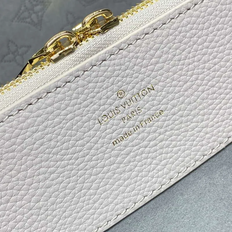 LV M12127 Louis Vuitton Bella Tote Bag Mlhově šedá