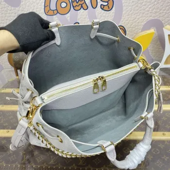 LV M12127 Louis Vuitton Bella Tote Bag Mlhově šedá