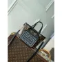 LV M12099 Louis Vuitton Oboustranná kabelka Neverfull Bandoulière Inside Out BB Černá