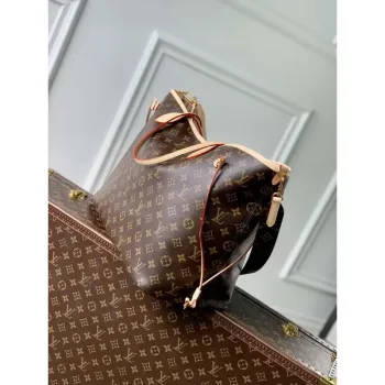 LV M11948 Louis Vuitton Oboustranná taška Neverfull Bandoulière Inside Out GM Šedá