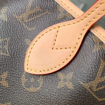 LV M11947 Louis Vuitton Oboustranná kabelka Neverfull Inside Out MM Žlutá