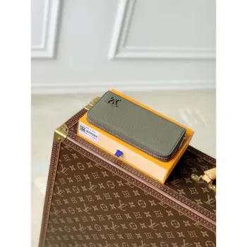 LV M80334 Louis Vuitton Zippy Wallet Horizontální Tmavě Zelená