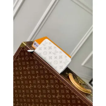 LV M11745 Louis Vuitton Zippy Peněženka Bílá Modrá