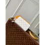 LV M11745 Louis Vuitton Zippy Peněženka Bílá Modrá