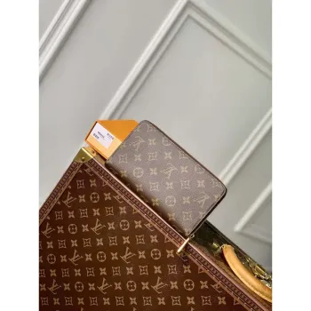 LV M42616 Louis Vuitton Zippy Wallet Monogram potažená plátno