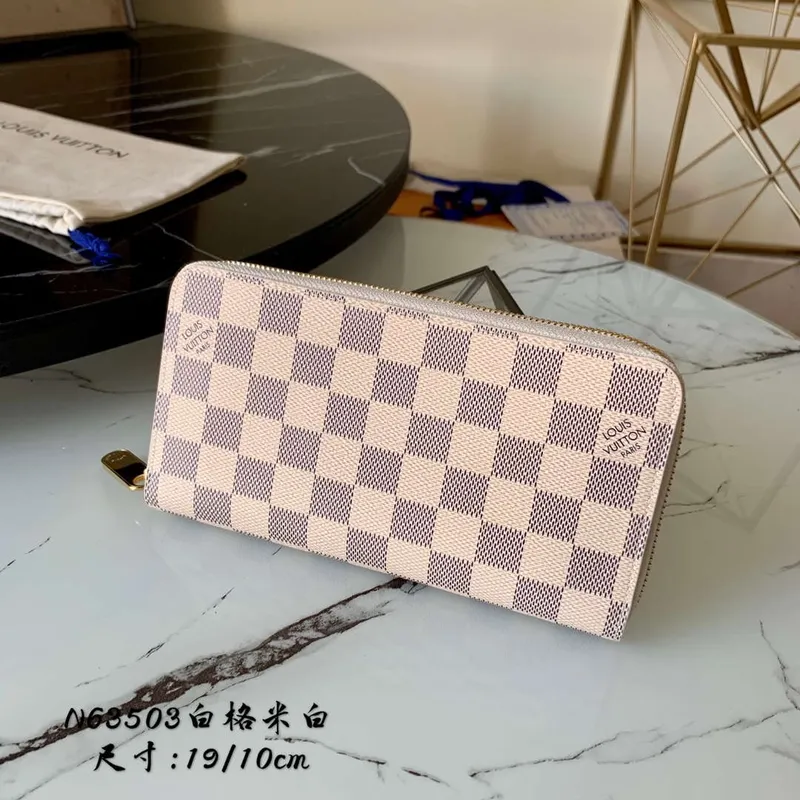 LV N63503 Louis Vuitton Zippy Wallet Damier Azur