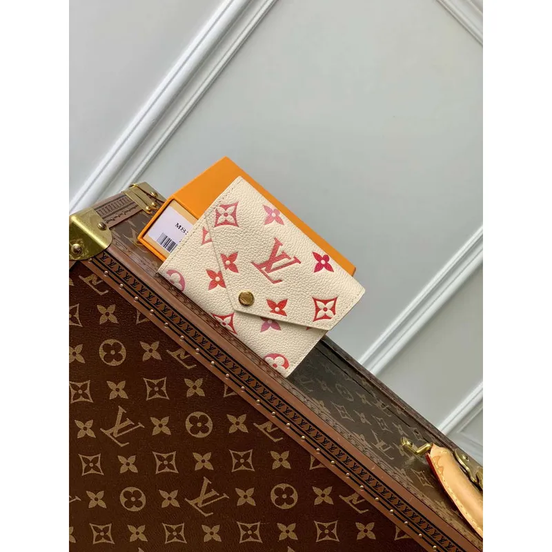 LV M83507 Louis Vuitton Victorine Peněženka Sunrise Aquarelle Béžová