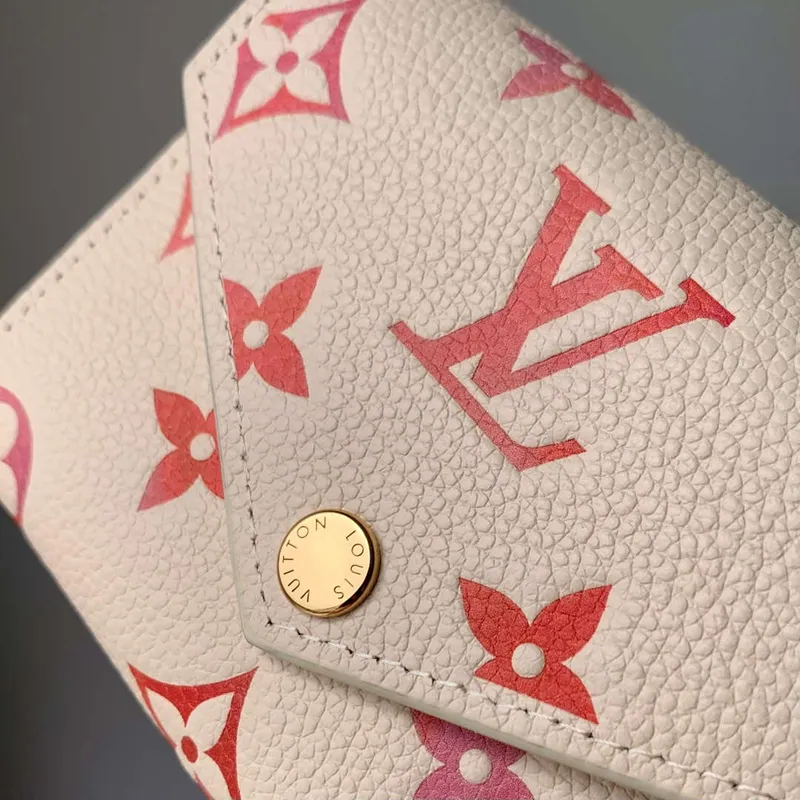 LV M83507 Louis Vuitton Victorine Peněženka Sunrise Aquarelle Béžová