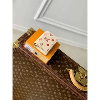 LV M83481 Louis Vuitton Cléa Peněženka Sunrise Aquarelle Béžová