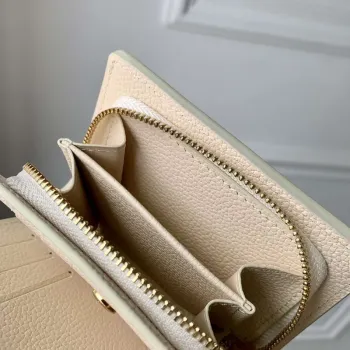 LV M83481 Louis Vuitton Cléa Peněženka Sunrise Aquarelle Béžová