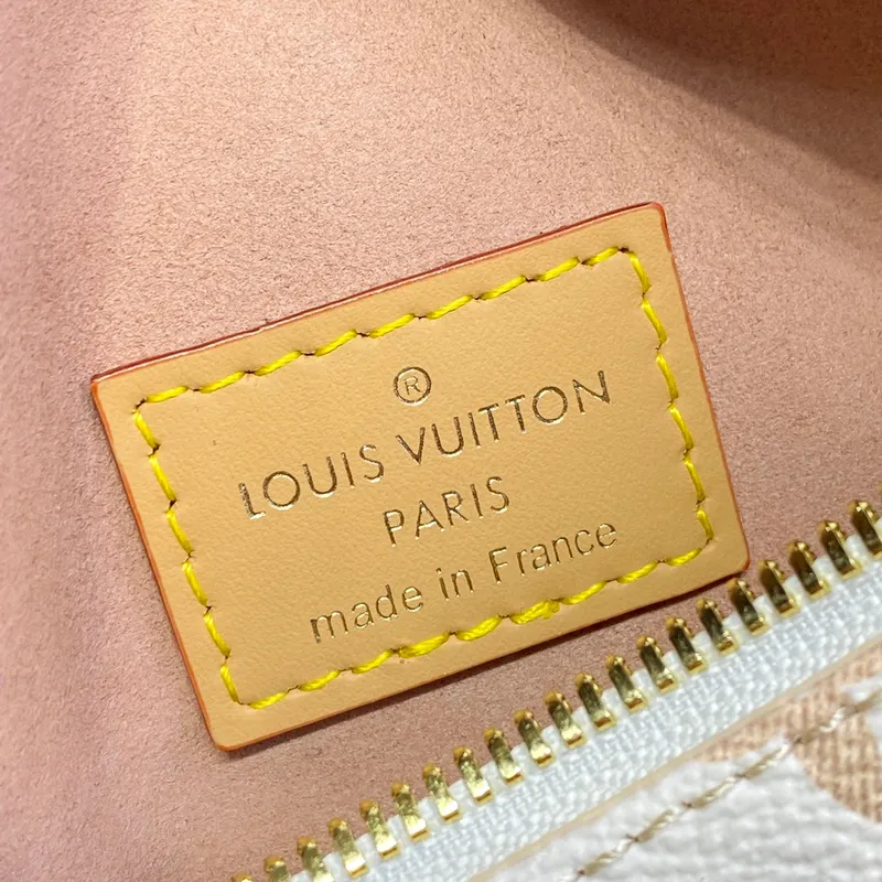 LV M46907 Louis Vuitton Boční kufr PM Taška Monogram bílá