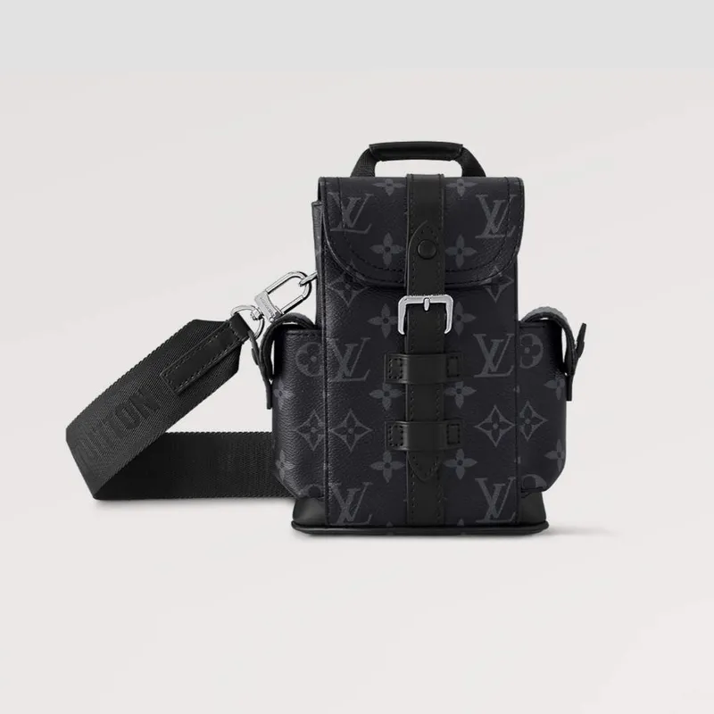 LV M82769 Louis Vuitton Nano Christopher Monogram Eclipse potažená plátno