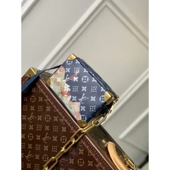 LV M23731 Louis Vuitton Mini Soft Trunk Bag Ink Blue