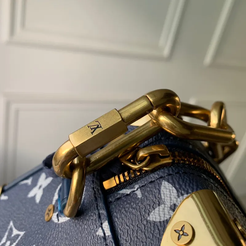 LV M23731 Louis Vuitton Mini Soft Trunk Bag Ink Blue