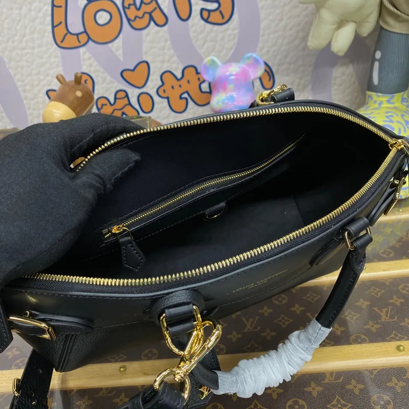 LV M22914 Louis Vuitton Lock It MM Taška Černá