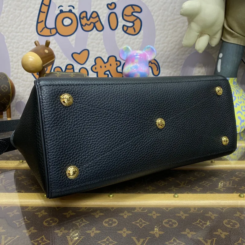 LV M22914 Louis Vuitton Lock It MM Taška Černá