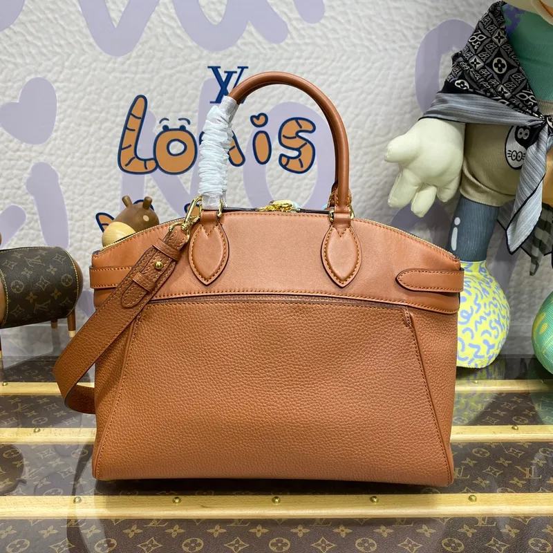 LV M22925 Louis Vuitton Lock It MM Taška Zlatá