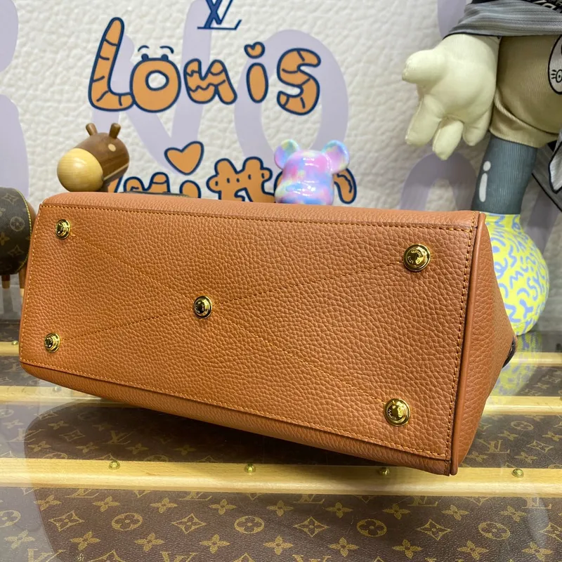 LV M22925 Louis Vuitton Lock It MM Taška Zlatá