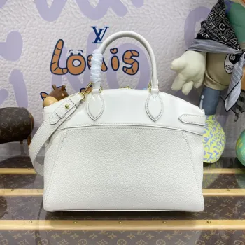 LV M23061 Louis Vuitton Lock It MM Taška Crème Beige