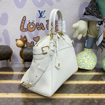 LV M23061 Louis Vuitton Lock It MM Taška Crème Beige