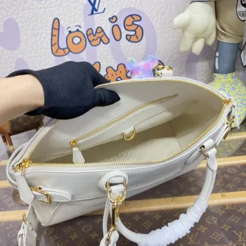 LV M23061 Louis Vuitton Lock It MM Taška Crème Beige